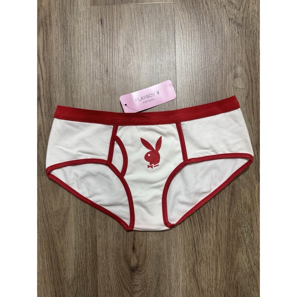 Y2K Vintage Playboy Kiss My Bunny Head Briefs Underwear Size L - Picture 2 of 11